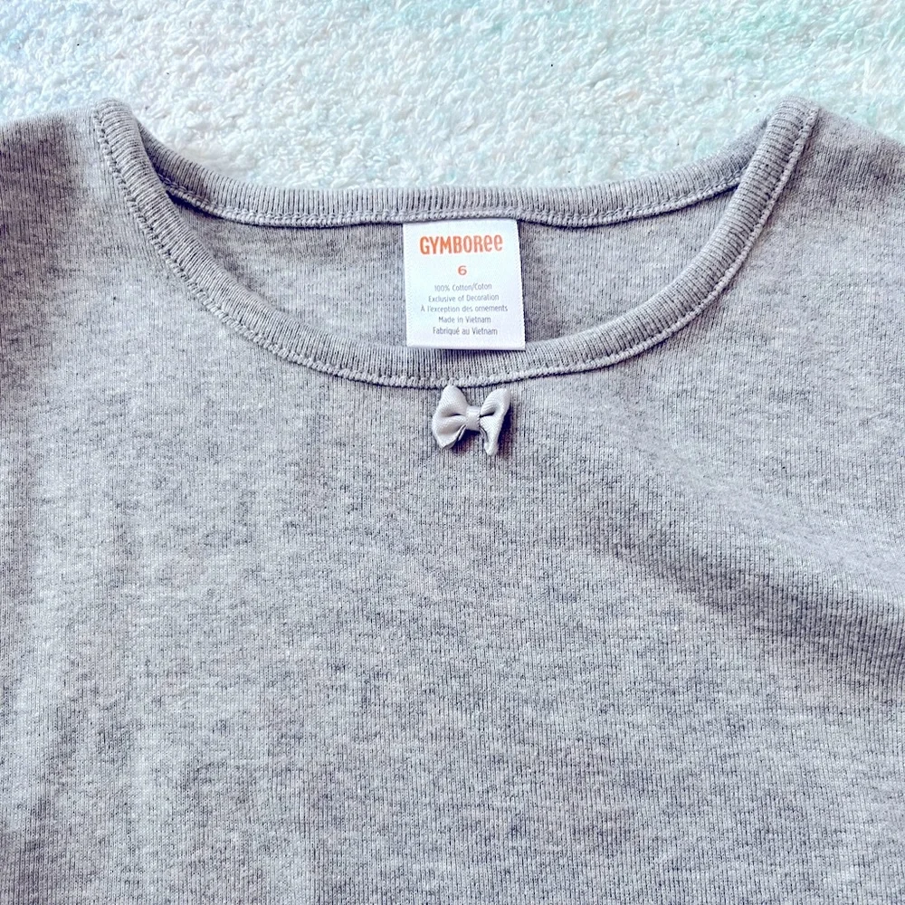Gymboree Grey Long-Sleeved Shirt - Size 6